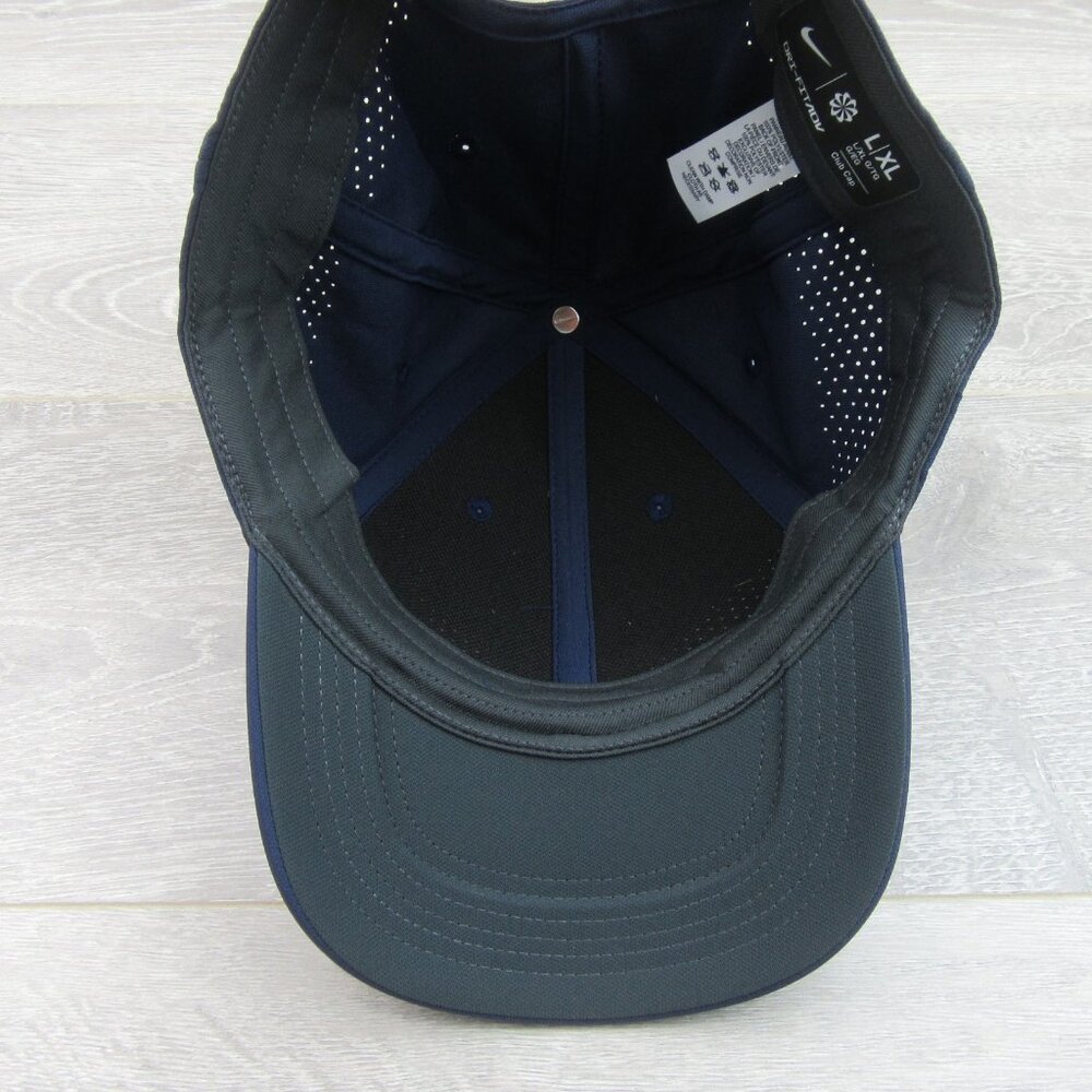 Nike Dri-Fit ADV Club Structured Swoosh Blue Hat Cap Size L/XL NEW - Picture 10 of 13